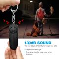 Lighter And Thinner Female Portable Alarm With Keychain, 130dB Volume, Electronic Whistle, Backpack Pendant, LED Lighting.