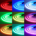 5V USB RGB COB Strip 576Leds/M Color Changing LED Strip Lights Multicolor Flexible Tape Light, for TV, Bedroom, Party DIY. 