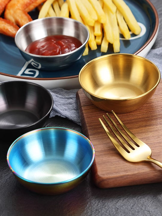 2/4/12pcs%20Stainless%20Steel%20Golden%20Sauce%20Dishes%20Appetizer%20Seasoning%20Serving%20Dishes%20Sets%20Tray%20Spice%20Plates%20Kitchen%20Tableware%20-%20Image%202