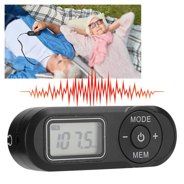 DSP%20Mini%20Portable%201.1inch%20LCD%20Digital%20FM%20Radio%20Music%20Player%20Black%20with%20Earphone%20-%20Image%203