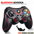 【6-in-1】 Universal Wireless Bluetooth Gaming Controller ~ Joystick Joypad Gamepad for PlayStation, PC, Computer, Laptop, Mobile, Android, iOS, TV Box, Nintendo Switch ~ Dual Shock Vibration ~ Wireless PS3 Controller Remote~ By FunBug. 