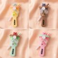 Cute Bubble Tea Hand Press Mini Fan - Portable Boba Cup Cooling Fan for Kids & Students, Cute Bear Mechanical Handheld Fan No Battery Required, Pocket Cartoon Air Cooler Toy for Summer & Travel. 