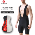 X-Tiger Whole Black 5D Silicone Coolmax Pad Cycling Shorts Road Bike Bib Short Anti-skid 100% Lycra Cycling Bicycle Shorts.