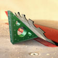 Aluminum Woodworking Carving Square Angle Ruler; Precision Right Angle Marking Tool; 45/90 Degree. 