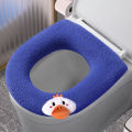 Toilets Seat Cushion For Home Cute Duck Soft Toilet Seat Mats Pad Winter WC Warm Cape Cover Four Seasons Universal Potty Case. 