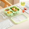 Bento Box Leakproof Lunch Food Storage with Stackable Design Carry Handles Office School for Kitchen Restaurant Use Lunch Box.