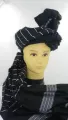 AFGANI PAGRI/ TALIBAN TURBAN FOR MUSLIM MEN_7HAT_BLACK. 