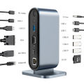 USB C 3.0 HUB Type C to Multi 4K HDMI Monitor Video Converter RJ45 Ethernet VGA PD Power Adapter Docking Station Laptop Splitter.