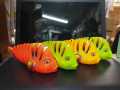 Clockwork plastic fish Simulation animal plush jumping stail children's toys -1pcs.
