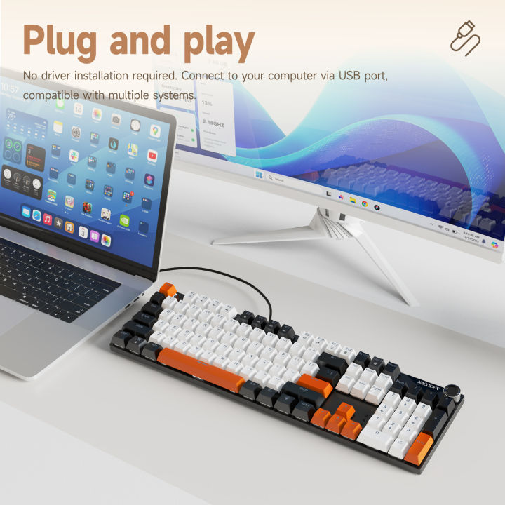 AJAZZ%20NK104%20Mechanical%20Keyboard%20Wired%20Dual-Injection%20Keycaps%20104%20Hot-Swapping%20LED%20Hybrid%20Backlight%20Gamer%20Keyboard%20for%20Laptop%20PC%20-%20Image%202