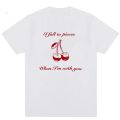 Lana Del Rey Cherry Y2k Vintage T-shirt Men's Plus Size Unisex Women's Graphic T-shirt Street Apparel Harajuku Men's Top. 