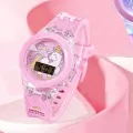 1pcs Unicorn Pink Silicone Electronic Watch +1pcs Unicorn Crystal Bracelet Set as a Gift for My DAUGHTER'S GRADUATION Season. 