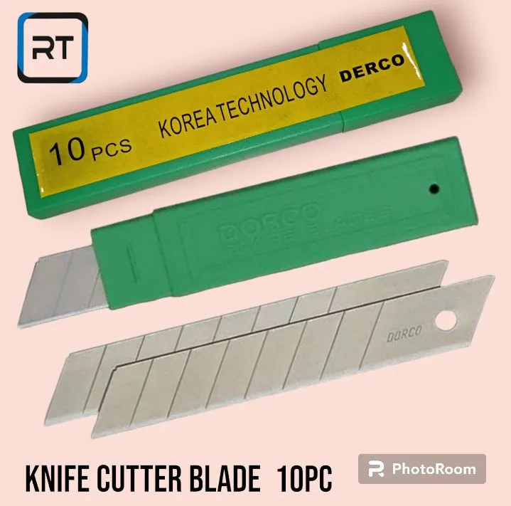 Knife%20Cutter%20Blade%2010Pc/Packet%20Derco%20-%20Image%202