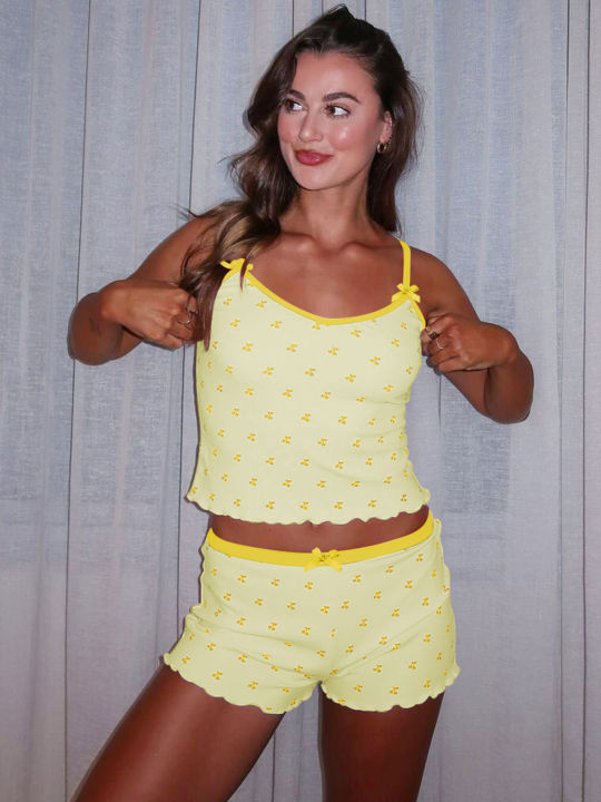 Hugcitar%20Cherry%20Print%202%20Pcs%20Matching%20Sets%20Slips%20Bows%20%20Slim%20Crop%20Camis%20Top%20Shorts%20Summer%20Casual%20Women%20Outfit%20Festival%20Workout%20-%20Image%207
