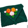 Crochet Floral Quran Pak Cover. 