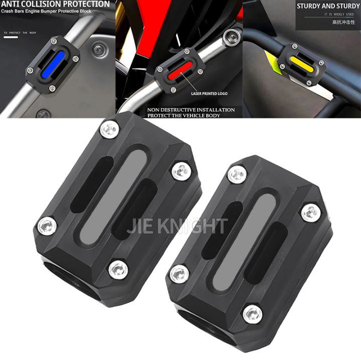 Falling Protection For KAWASAKI Universal 22 25 28MM Motorcycle Engine Guard Protector Decorative Block Crash Bar