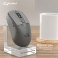 FREEWOLF A3 Wireless Silent Mouse ABS Pink Skin Not Fade Bluetooth Dual Mode Power Linght,5-Speed DPI,PAW3212 Chip Silent Design. 