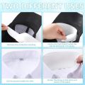 10-100 Pieces Collar Protector Sweat Pads Invisible Disposable Self-Adhesive Neck Liner Pads for Shirts for Stay Dry Collars. 