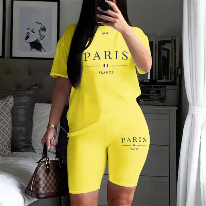 Hot%20Sales%20Women%20O-Neck%20Clothing%20Shorts%20Casual%20Women's%20Tracksuit%20Summer%20Woman%20Two%20Piece%20Sets%20T-Shirts%20Matching%20Suit%20Short%20Sleeve%20-%20Image%204