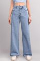 Exclusive Denim Palazzo Pants for Women Comfortable Wide Leg Design Stylish and Durable. 