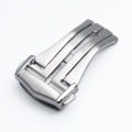 Folding Watch Buckle for  Stainless Steel Deployment Clasp 18mm 20mm for Seamaster Matte Watchband Metal Button Accessories. 