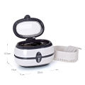 Ultrasonic Cleaner Ultra Sonic Bath Cleaner Mouth Guards Jewelry Watch Glasses Razor Dental Ultrasound Cleaning Machine Cleaner. 