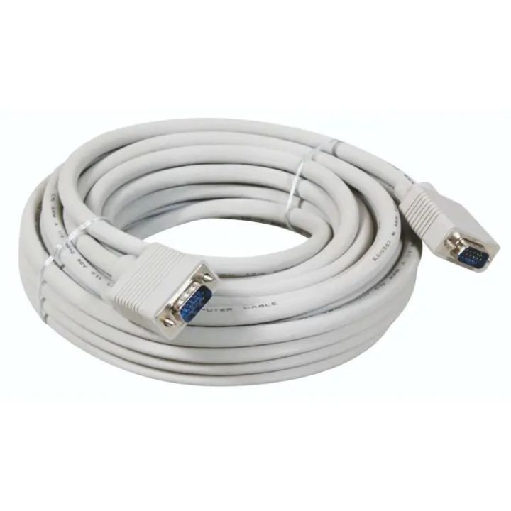 Product details of 10 meters VGA Cable

Standard VGA Cable

Male to Male VGA

Length : 10 meters (32.8 feet)

Supports High Resolution

For Monitors/PC etc.