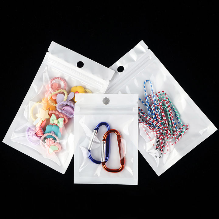100pcs%20White%20Dustproof%20Sealing%20Sachet%20Bag,Phone%20Case%20Accessories%20Jewelry%20Packing,1%20Side%20Transparent%20Ziplock%20Bags%20-%20Image%205