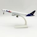 1/400 Model Planes B777 Air Fedex 20cm Metal Scale Aircraft Toy Child Diecast Airplanes Model Kit With Stand Toy Planes . 