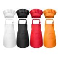 Kids Chef Outfit Apron Set Chef Hat Aprons for Kids – Boys Girls Adjustable Kid Chef Costume Kitchen Cooking and Baking Wear (4-15 Years Old, White). 