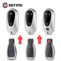 KEYYOU 1PCS Modified For Mercedes Benz S Class Upgrade Remote Smart Car Key Shell Case For BMW Mercedes Benz BGA 2000+ Year. 