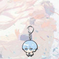 Anime Frieren Acrylic Keychain Kawaii Cosplay Keyring Key Chain Bag Charm Accessories Ornament Props For Friends.
