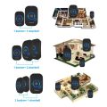 Fuers Wireless Doorbell Waterproof Door Chime Kit Welcome Chime Home Door Bell Intelligent 32 Songs Melodies Sound And LED. 