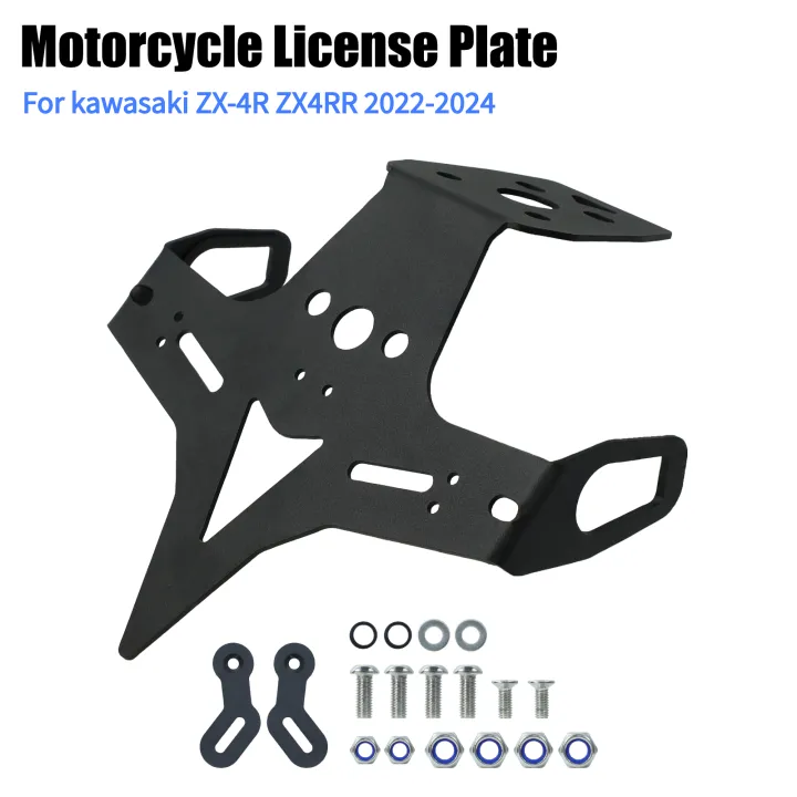 Motorcycle%20Tail%20Tidy%20Fender%20Eliminator%20Registration%20License%20Plate%20Holder%20For%20KAWASAKI%20NINJA%20ZX-4R%20ZX-4RR%20ZX-25R%20ZX4R%20ZX4RR%20ZX25R%20-%20Image%204
