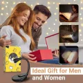 3 Color Mini LED Book Light Eye Protection Adjustable Clip 360° Flip Study Lamp Rechargeable For Travel Bedroom Reading. 