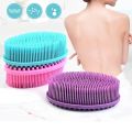 Silicone Body Scrubber Bath Shower Sponge Dry Bath Brush for Body Massager Bast Exfoliating Silicone Bathing Scrubber Body Brush.
