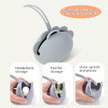Portable Baby Pacifier Storage Case Silicone Drop-Proof Case with Lanyard Pacifier Organizer for Infants.