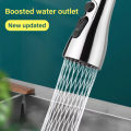 3 In 1 Kitchen Faucet Extender Universal 360° Rotate Pull Out Kitchen Tap Multi-mode Strong Flushing Booster Kitchen Accessories. 