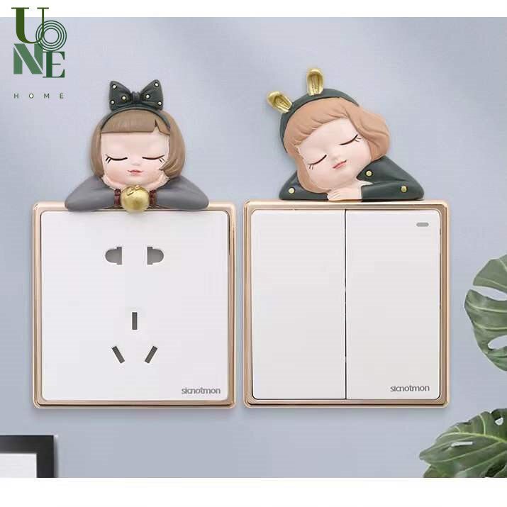 Uonehome%20ready%20to%20ship%E2%99%A5H044%20modern%20minimalist%203D%20Little%20Loli%20girl%20Swiss%20fire%20cartoon%20character%20home%20decor%20wall%20decal%20home%20decor%20plug%20-%20Image%203