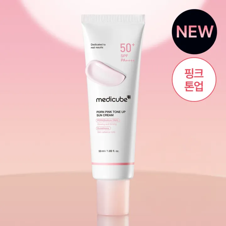 Medicube%20Pdrn%20Pink%20Tone%20Up%20Sun%20Cream%20SPF50+%20PA++++%20By%20BlissCart%20-%20Image%202