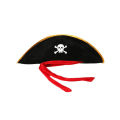 Halloween Pirate Hat Cap Decoration Halloween Masquerade Captain Cosplay Costume Props Pirate Theme Birthday Party.