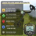 Metal Detector Waterproof with LCD Display High Accuracy Pinpoint Detector. 