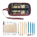 Pottery Clay Sculpting Tools Kit 8-61 Pcs/Set, Ceramic Wax Clays Carving Tools for Art Craft Pottery Sculpting Modeling Tool Set. 