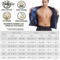 Vensslim Men Sauna Sweat Suit Zipper Waist Trainer Slimming Tops with Packet Fat Burner Body Shaper Belly Trimmer Slim Corset. 