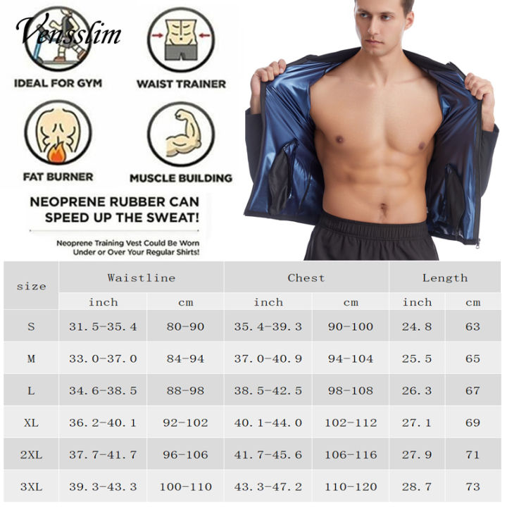 Vensslim%20Men%20Sauna%20Sweat%20Suit%20Zipper%20Waist%20Trainer%20Slimming%20Tops%20with%20Packet%20Fat%20Burner%20Body%20Shaper%20Belly%20Trimmer%20Slim%20Corset%20-%20Image%203