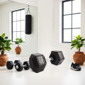 25Kg Hex Dumbbell - Black - Citizen Sports.