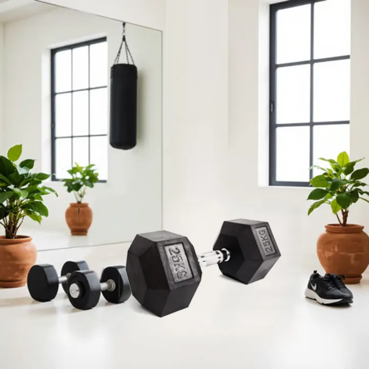 25Kg%20Hex%20Dumbbell%20-%20Black%20-%20Citizen%20Sports%20-%20Image%202