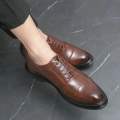 Brown Premium Leather Lace Up Formal Shoe For Men. 