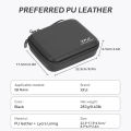 XFJI Carrying Case Compatible With  Osmo Nano Combo Camera Accessories PU Leather Shoulder Bag Travel Pouch Organizer. 