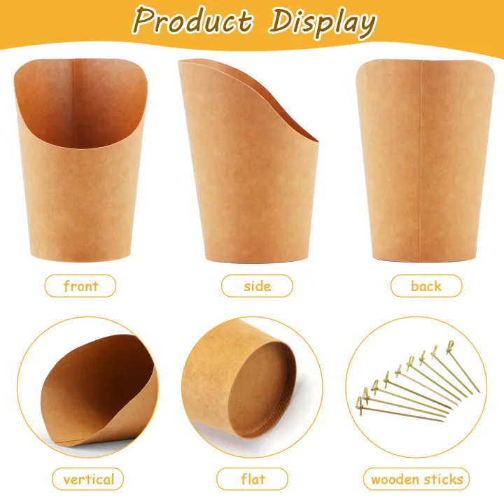 50Pcs%20French%20Fries%20Holder%20Disposable%20Kraft%20Paper%20French%20Fry%20Cup%20Charcuterie%20Cup%20Snack%20Dessert%20Potato%20Chips%20Box%20Party%20Supplies%20-%20Image%206